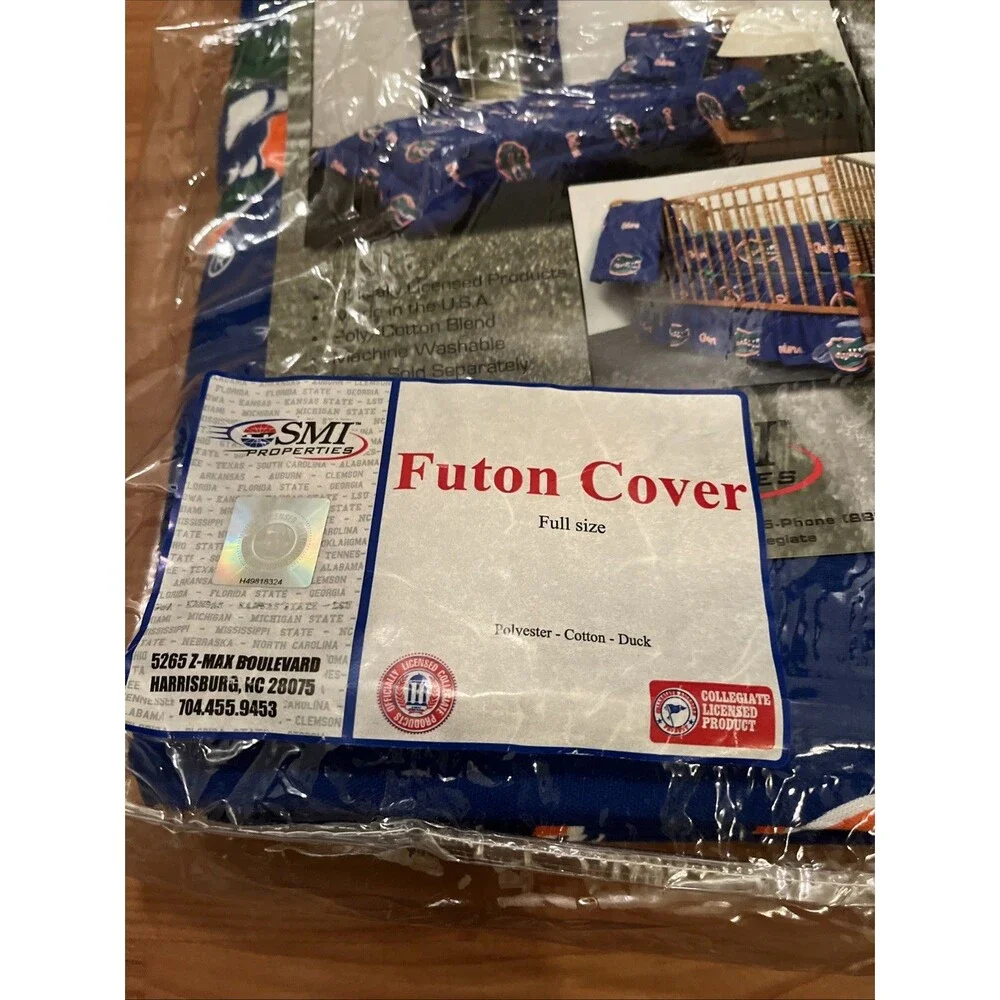 Florida Gators Futon Cover - Full Size fits 6 and 8 inch mats Multicolor